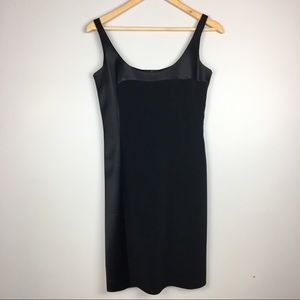TAHARI Black Cocktail Fitted Sheath Dress Size 4
